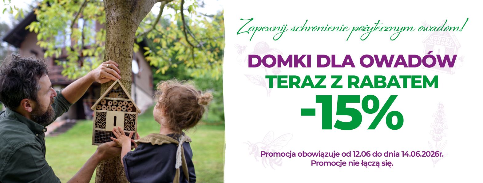 Domki dla owadów -15%